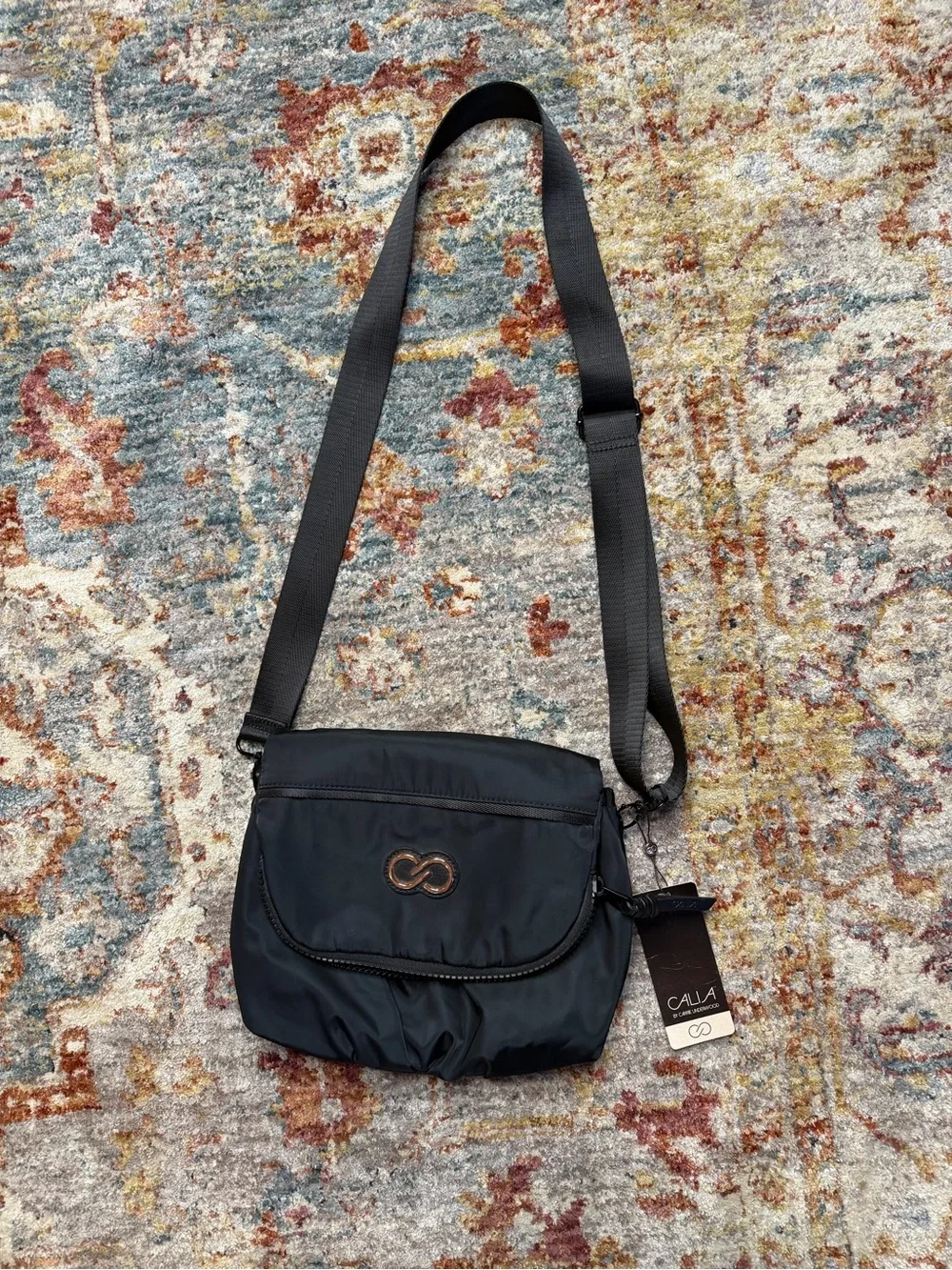 Calia Black Crossbody Shoulder Bag